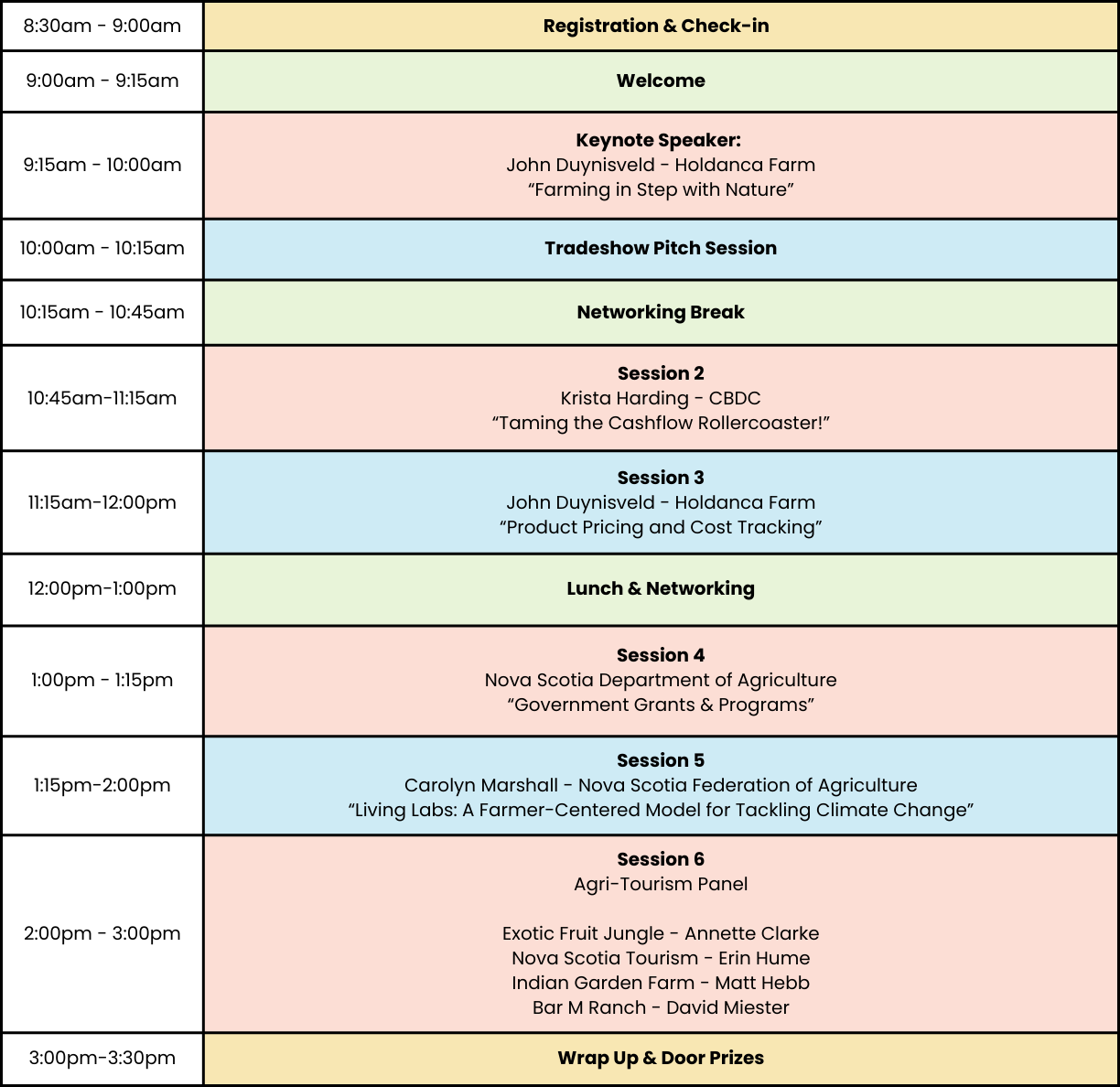 Ag Day Schedule 2026